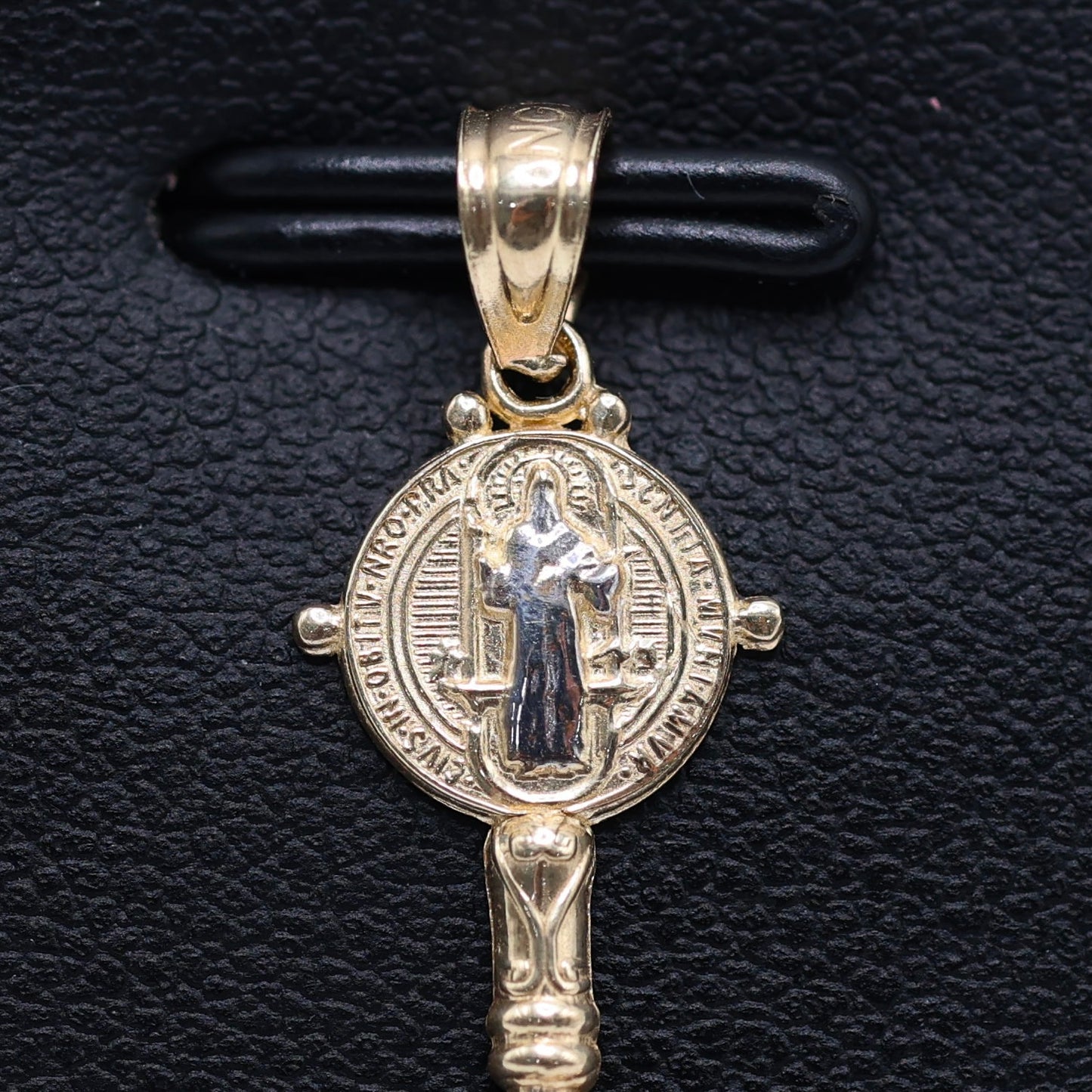 14KT GOLD MINI SAN BENITO KEY PENDANT