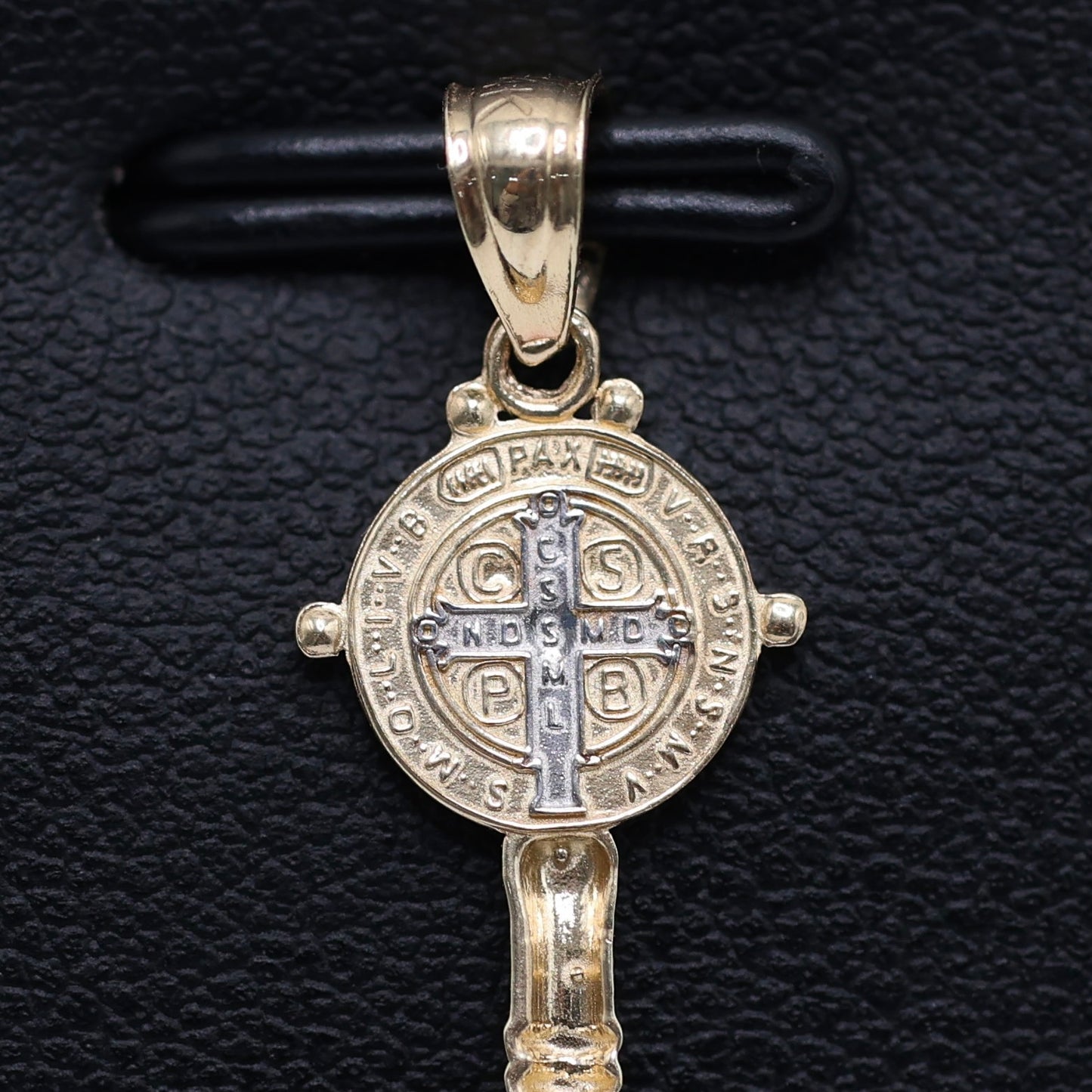 14KT GOLD MINI SAN BENITO KEY PENDANT