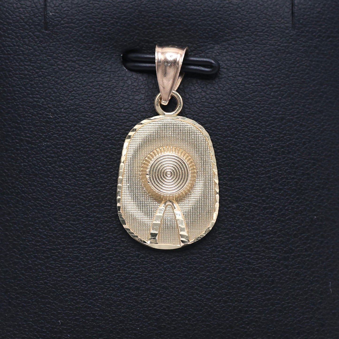 14KT GOLD 3D SOMBRERO PENDANT - SOLID