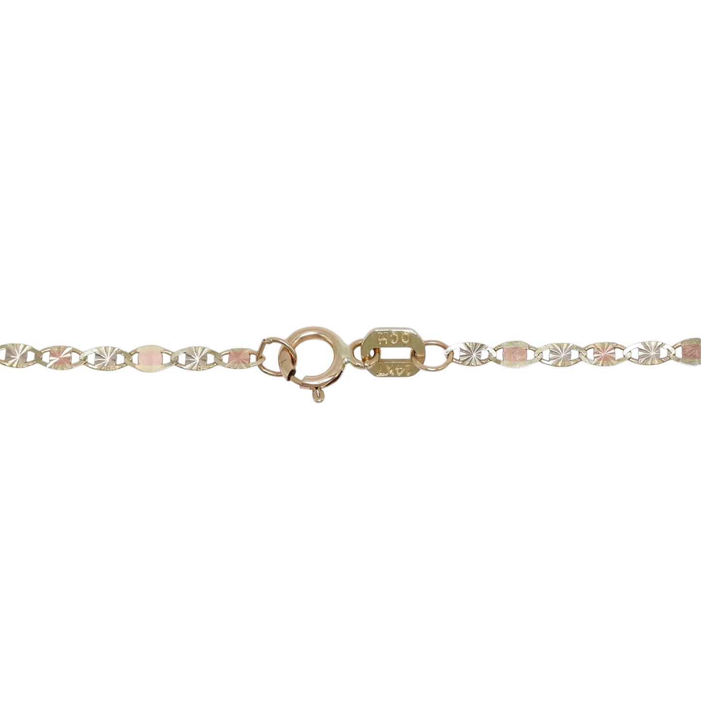 14KT GOLD MINI-ESPEJITO NECKLACE 1.8MM - SOLID