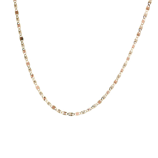 14KT GOLD MINI-ESPEJITO NECKLACE 1.8MM - SOLID