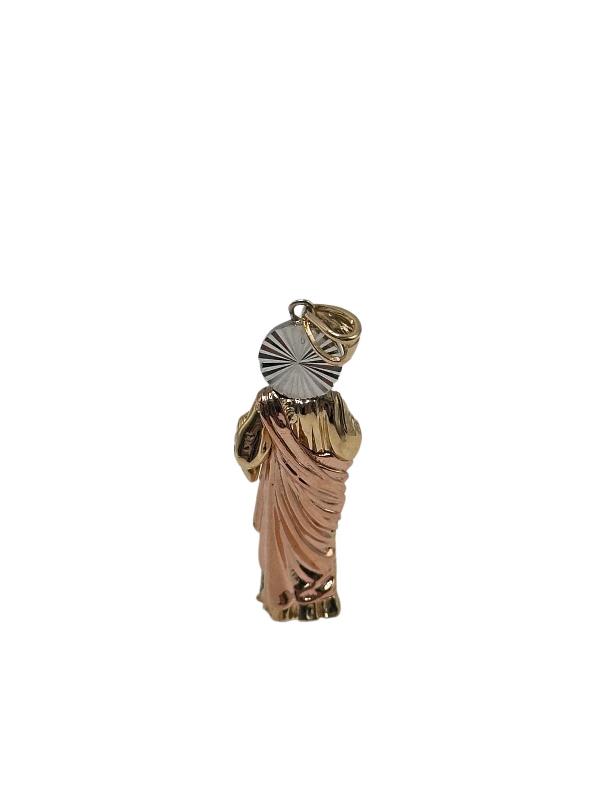 14KT SAN JUDAS PENDANT  31.3MM (3D)